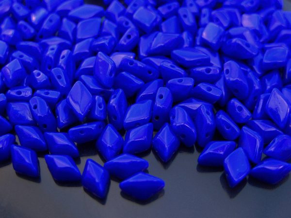 10g GemDuo Beads Opaque Blue Michael's UK Jewellery