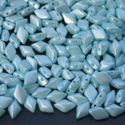 10g GemDuo Beads Pearl Coat Azure 25018AL Michael's UK Jewellery