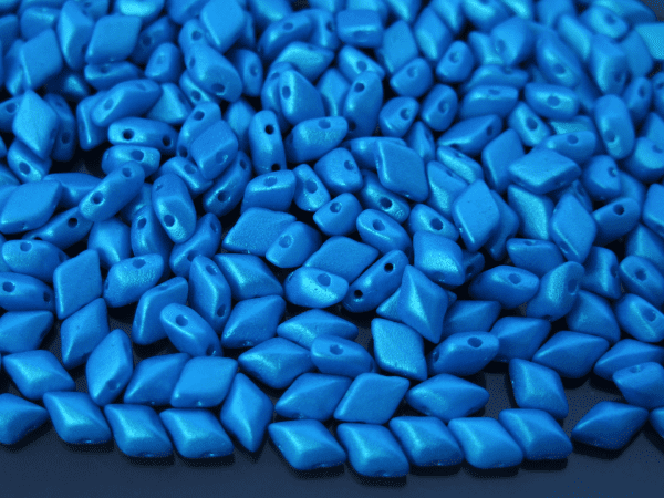10g GemDuo Beads Pearl Coat Blue Wave Michael's UK Jewellery