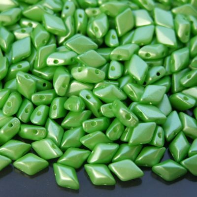 10g GemDuo Beads Pearl Coat Leafy Michael's UK Jewellery