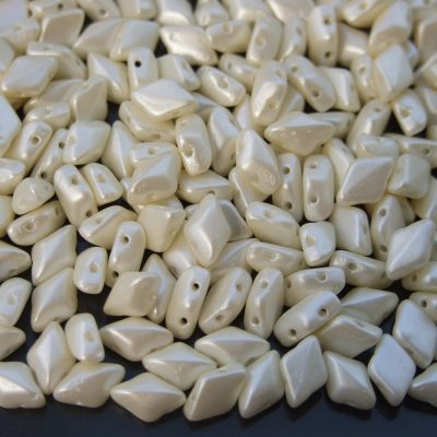 10g GemDuo Beads Pearl Coat Light Cream Michael's UK Jewellery