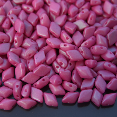 10g GemDuo Beads Pearl Shine Flamingo Pink Michael's UK Jewellery