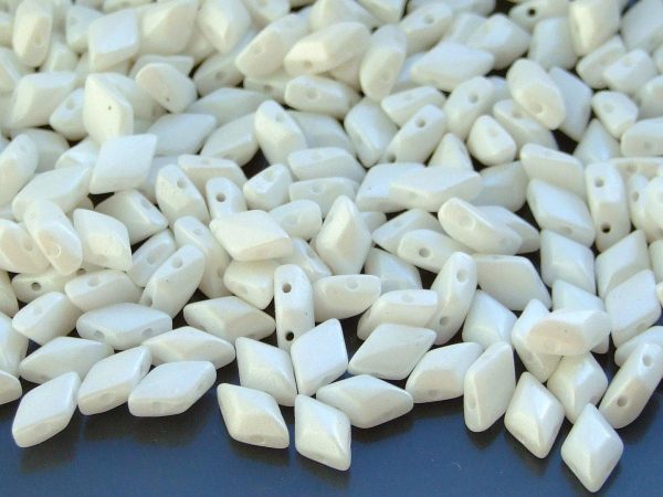 10g GemDuo Beads Pearl Shine White Michael's UK Jewellery