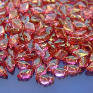 10g GemDuo Beads Pink Gold Luster Michael's UK Jewellery
