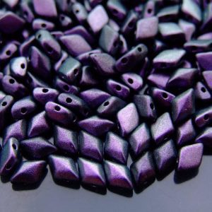 10g GemDuo Beads Polychrome Black Currant Michael's UK Jewellery