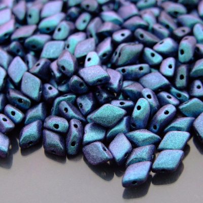 10g GemDuo Beads Polychrome Blueberry Michael's UK Jewellery