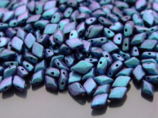 10g GemDuo Beads Polychrome Blueberry Michael's UK Jewellery