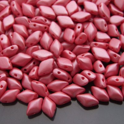 10g GemDuo Beads Powdery Pastel Maroon Michael's UK Jewellery