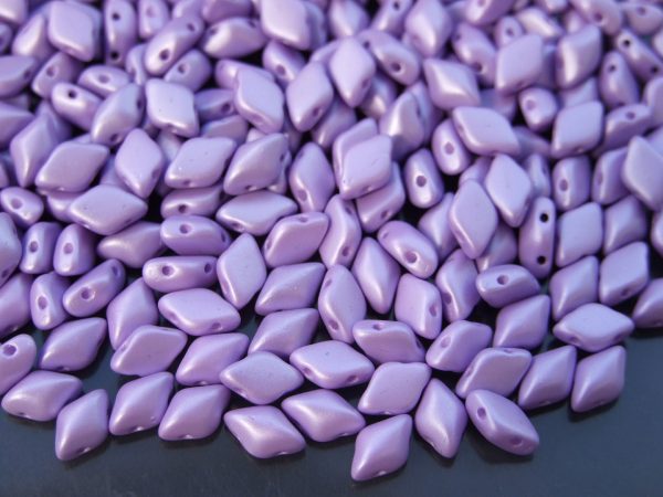 10g GemDuo Beads Powdery Pastel Purple Michael's UK Jewellery