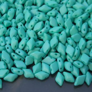 10g GemDuo Beads Saturated Teal Michael's UK Jewellery
