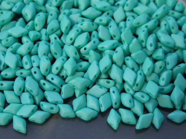 10g GemDuo Beads Saturated Teal Michael's UK Jewellery