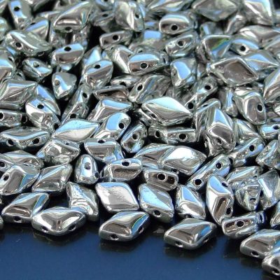 10g GemDuo Beads Silver Michael's UK Jewellery
