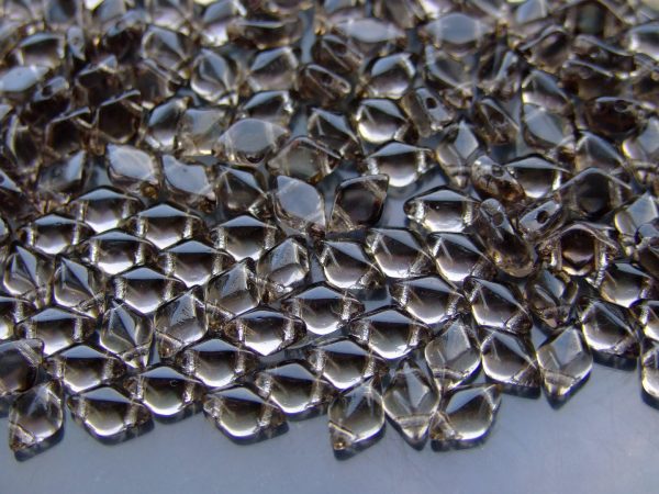 10g GemDuo Beads Transparent Black Diamond Michael's UK Jewellery