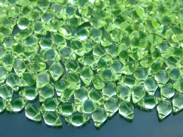 10g GemDuo Beads Transparent Jonquil Michael's UK Jewellery