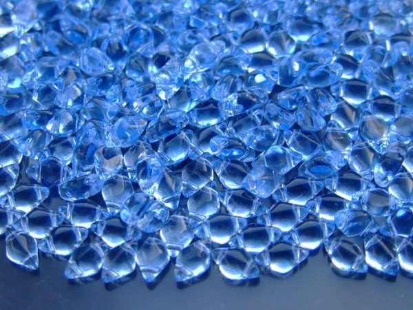 10g GemDuo Beads Transparent Light Sapphire Michael's UK Jewellery