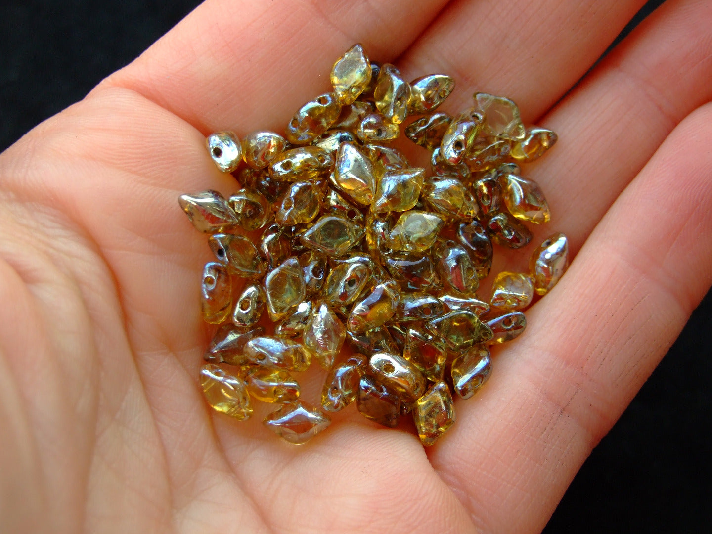 10g GemDuo Beads Transparent Rembrandt Michael's UK Jewellery