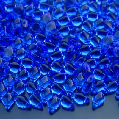 10g GemDuo Beads Transparent Sapphire Michael's UK Jewellery