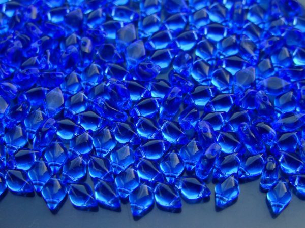 10g GemDuo Beads Transparent Sapphire Michael's UK Jewellery