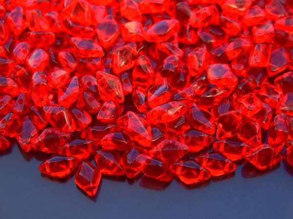 10g GemDuo Beads Transparent Siam Ruby Michael's UK Jewellery