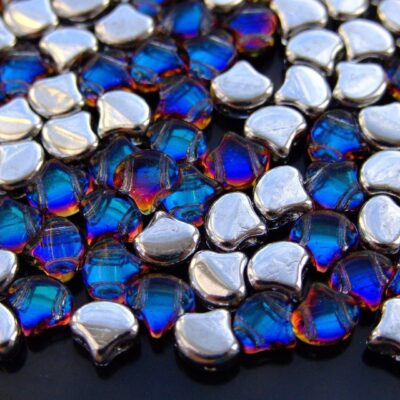 10g Ginko Duo Beads Backlit Petroleum Michael's UK Jewellery