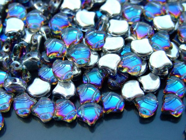 10g Ginko Duo Beads Backlit Petroleum Michael's UK Jewellery