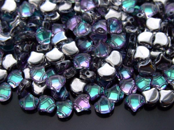 10g Ginko Duo Beads Backlit Pink Mist Michael's UK Jewellery