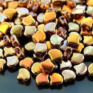 10g Ginko Duo Beads Double Sided Apollo Gold Michael's UK Jewellery