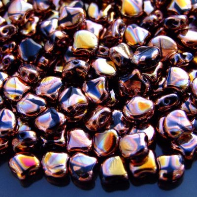 10g Ginko Duo Beads Jet Bronze Apollo Michael's UK Jewellery