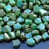 10g Ginko Duo Beads Opaque Green Turquoise Rembrandt Michael's UK Jewellery
