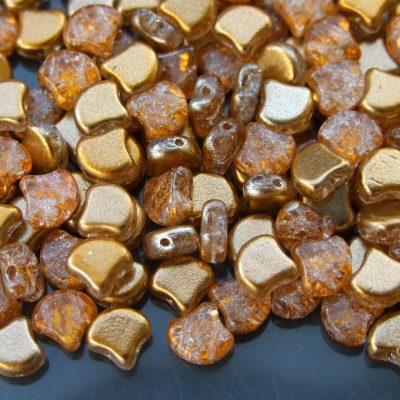 10g Ginko Duo Beads Slushy Orange Michael's UK Jewellery