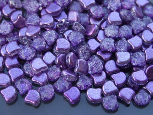 10g Ginko Duo Beads Slushy Purple Grape Michael's UK Jewellery