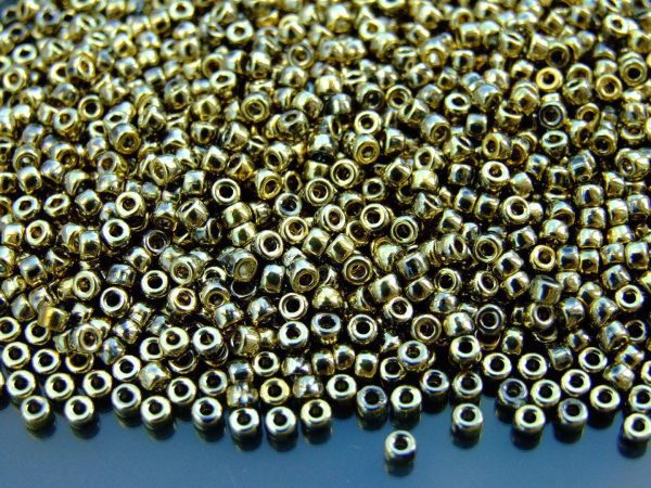 10g Gold MATUBO Seed Beads 8/0 3mm Michael's UK Jewellery