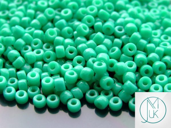10g Green Turquoise Matubo Seed Beads 6/0 4mm Michael's UK Jewellery