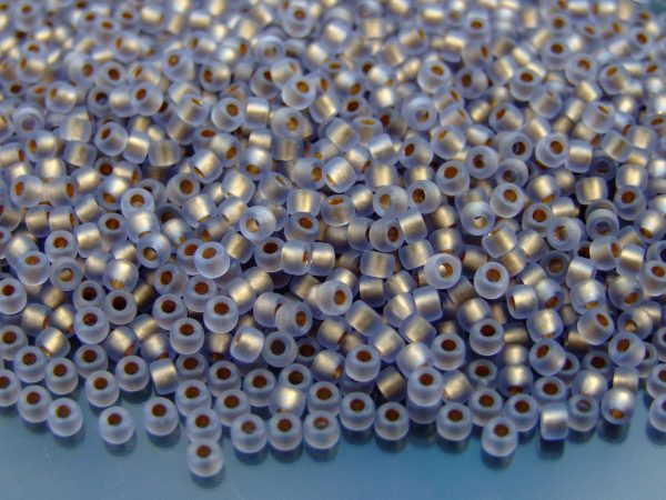 10g Ice Lined Tanzanite MATUBO Seed Beads 8/0 3mm Michael's UK Jewellery