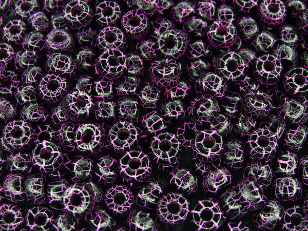 10g Ionic Jet/Pink MATUBO Seed Beads 2/0 6mm Michael's UK Jewellery