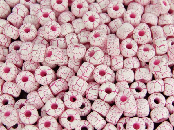 10g Ionic White/Pink MATUBO Seed Beads 2/0 6mm Michael's UK Jewellery