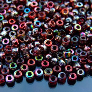 10g Magic Line Red Brown MATUBO Seed Beads 6/0 4mm Michael's UK Jewellery