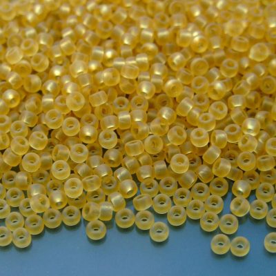10g Matte Light Topaz MATUBO Seed Beads 8/0 3mm Michael's UK Jewellery