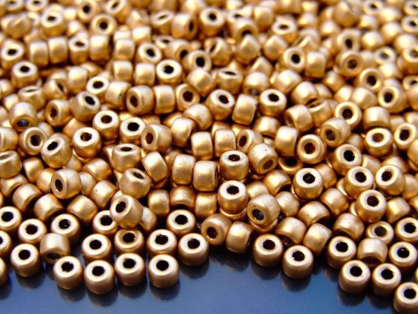 10g Matte Metallic Flax MATUBO Seed Beads 6/0 4mm Michael's UK Jewellery
