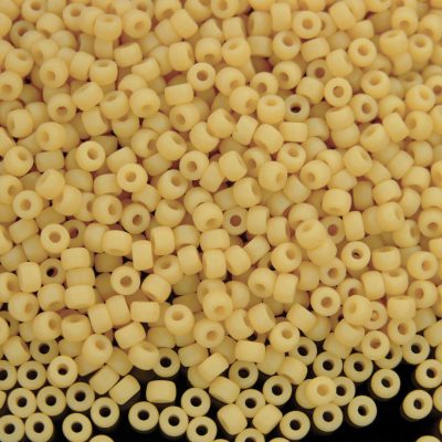 10g Matte Opaque Ivory MATUBO Seed Beads 8/0 3mm Michael's UK Jewellery