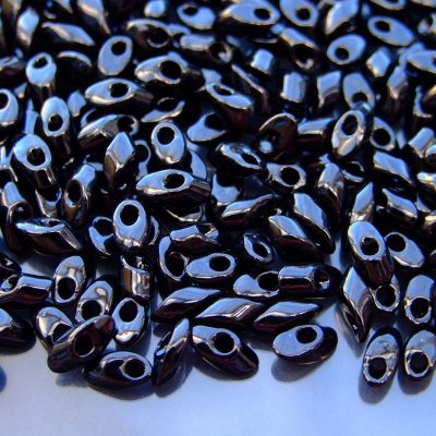 10g Miyuki Long Magatama 4x7mm Beads Black Michael's UK Jewellery