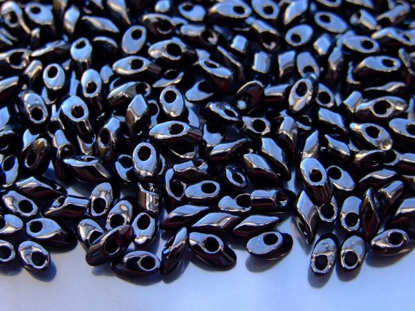 10g Miyuki Long Magatama 4x7mm Beads Black Michael's UK Jewellery