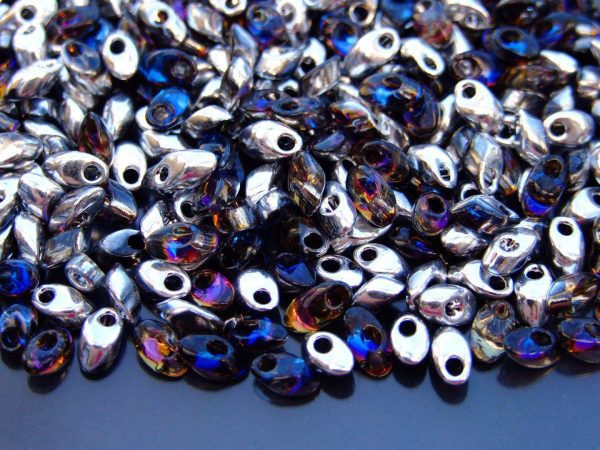 10g Miyuki Long Magatama 4x7mm Beads Crystal Heliotrope Michael's UK Jewellery
