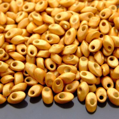 10g Miyuki Long Magatama 4x7mm Beads Galvanized Gold Matte Michael's UK Jewellery