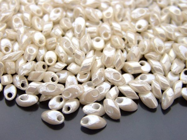 10g Miyuki Long Magatama 4x7mm Beads Ivory Ceylon Michael's UK Jewellery