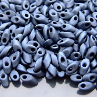 10g Miyuki Long Magatama 4x7mm Beads Matte Gunmetal Michael's UK Jewellery