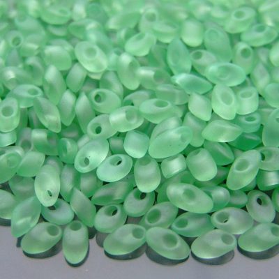 10g Miyuki Long Magatama 4x7mm Beads Matte Sea Grass Green Michael's UK Jewellery