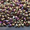 10g Miyuki Long Magatama 4x7mm Beads Metallic Purple Gold Iris Michael's UK Jewellery