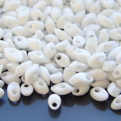 10g Miyuki Long Magatama 4x7mm Beads Opaque Chalk White Michael's UK Jewellery