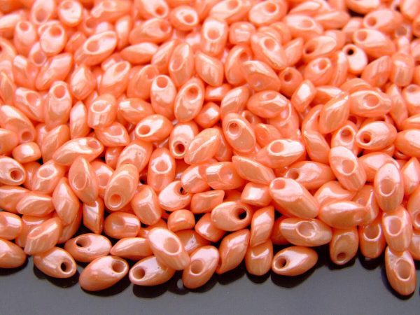 10g Miyuki Long Magatama 4x7mm Beads Opaque Salmon Michael's UK Jewellery